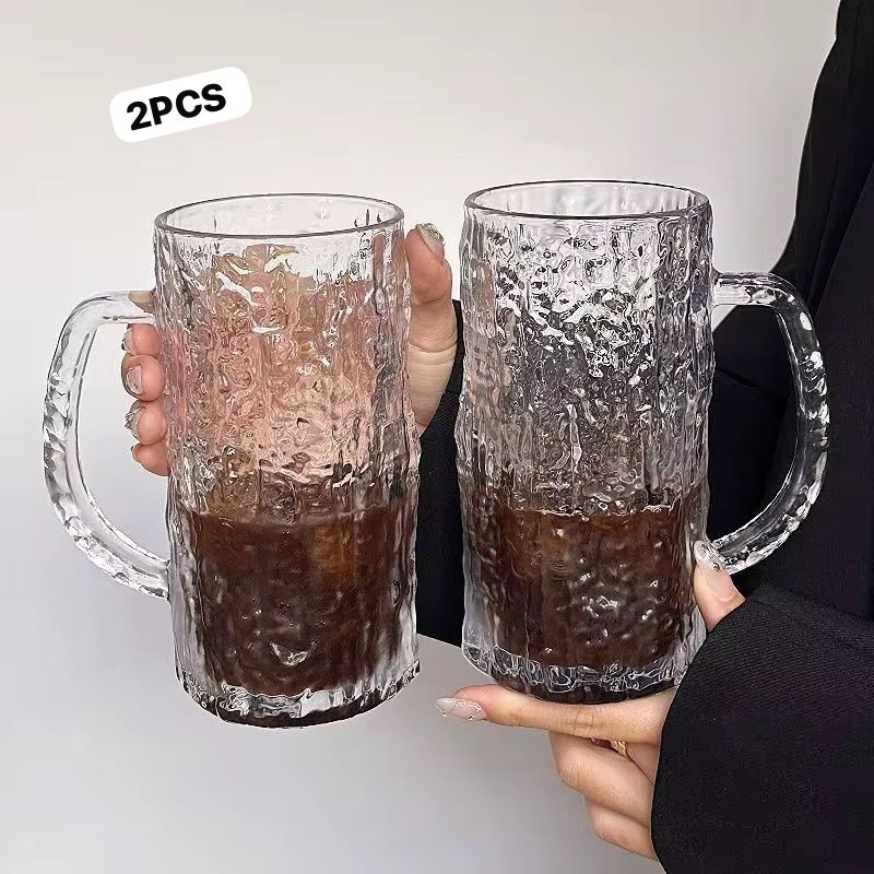 Ensemble tasse de verre